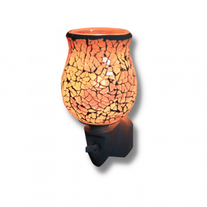 Baby Pink Crackle Mosaic Plug In Warmer
