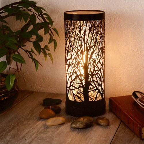 Black Aroma Touch Lamp