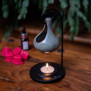 Ceramic Hanging Cup Burner - Green