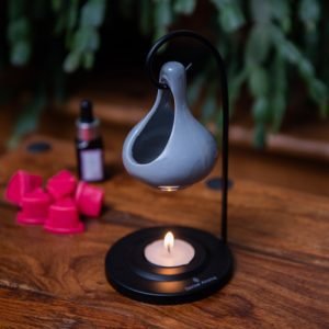 Ceramic Hanging Cup Burner – Grey