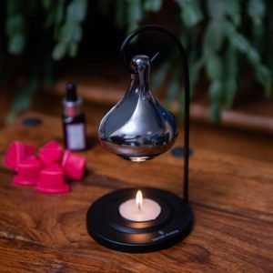 Ceramic Hanging Cup Burner – Silver