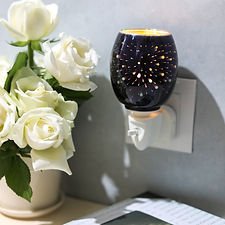 Dark Blue Fireworks 3D Plug in Warmer