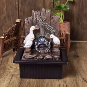 Duck Family Water Fountain