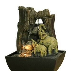 Elephant Paradise Mini Fountain (18 cm)