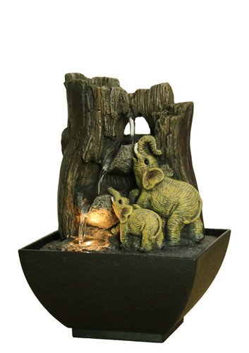 Elephant Paradise Mini Fountain (18 cm)