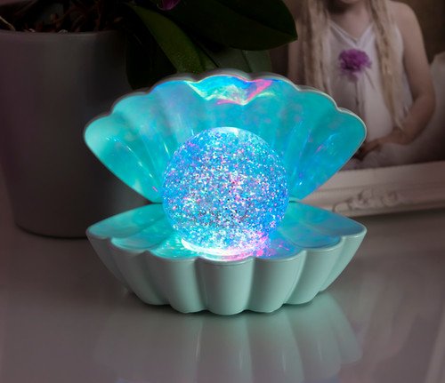 Sea Shell LED Colour Changing Mood Lamp - Mint