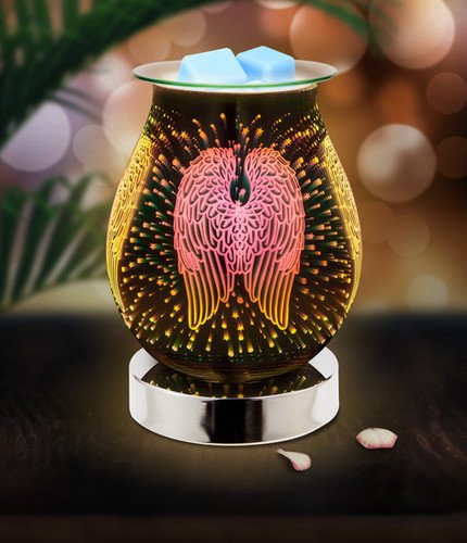 Wing 3D Lamp Silver Base