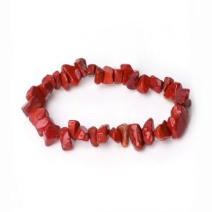 Chip Bracelet - Red Jasper