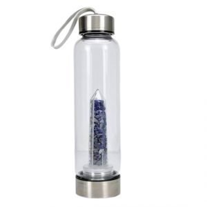 Lapis Lazuli Tower Crystal Water Bottle