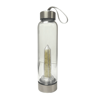 Citrine Tower Crystal Water Bottle
