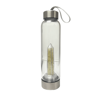 Citrine Tower Crystal Water Bottle