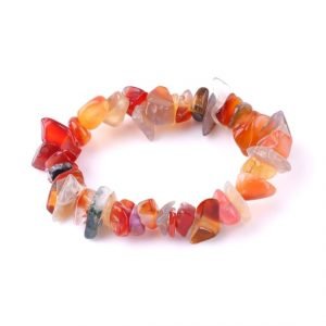 Chunky Bracelet - Red Agate