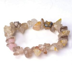 Chunky Bracelet - Rutilated Quartz
