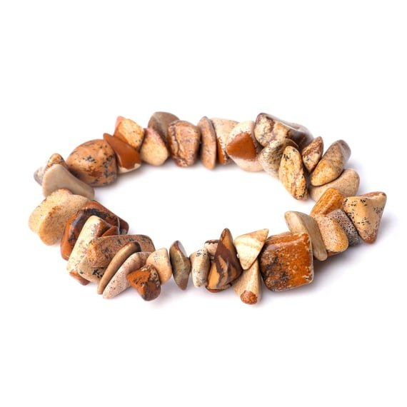 Chunky Bracelet - Landscape Jasper