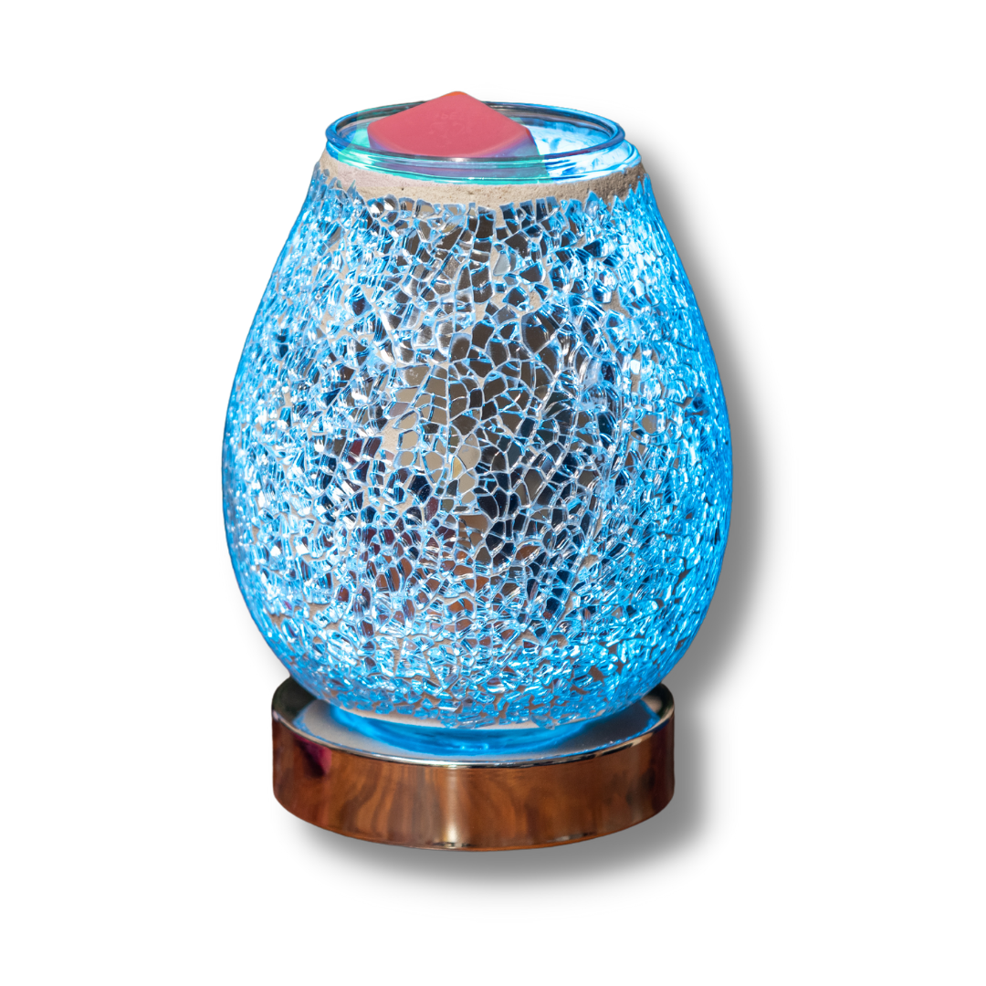 Egg Mosaic LED Colour Changing Lamp