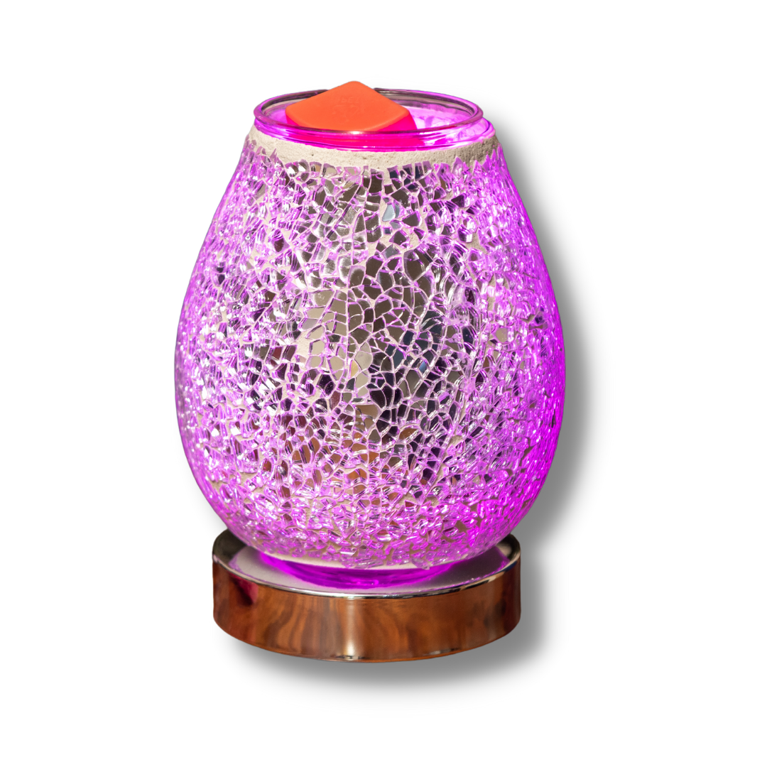 Egg Mosaic LED Colour Changing Lamp