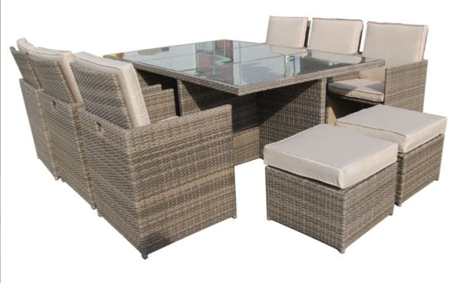 The 11pc Deluxe Cube Dining Suite