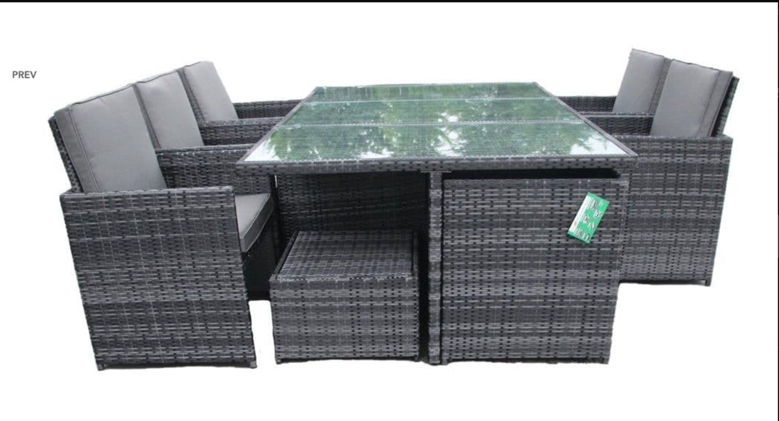 The 11pc Deluxe Cube Dining Suite