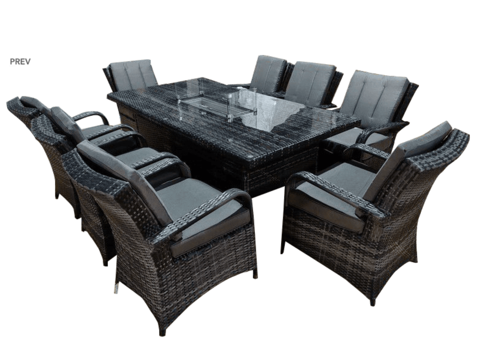 The Monaco Firepit Dining Suite